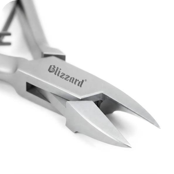 Metallic tool with 'Blizzard' branding on a white background