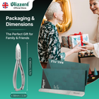 Blizzard® Professional Toenail Clippers for Thick Nails – 14.5cm, Straight Head, Smooth Handles