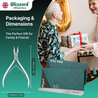 Blizzard Official Store packaging and dimensions with a gift exchange scene.