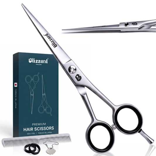 Blizzard Professional Hair Cutting Scissors & Beard Trimming Kit – 16cm