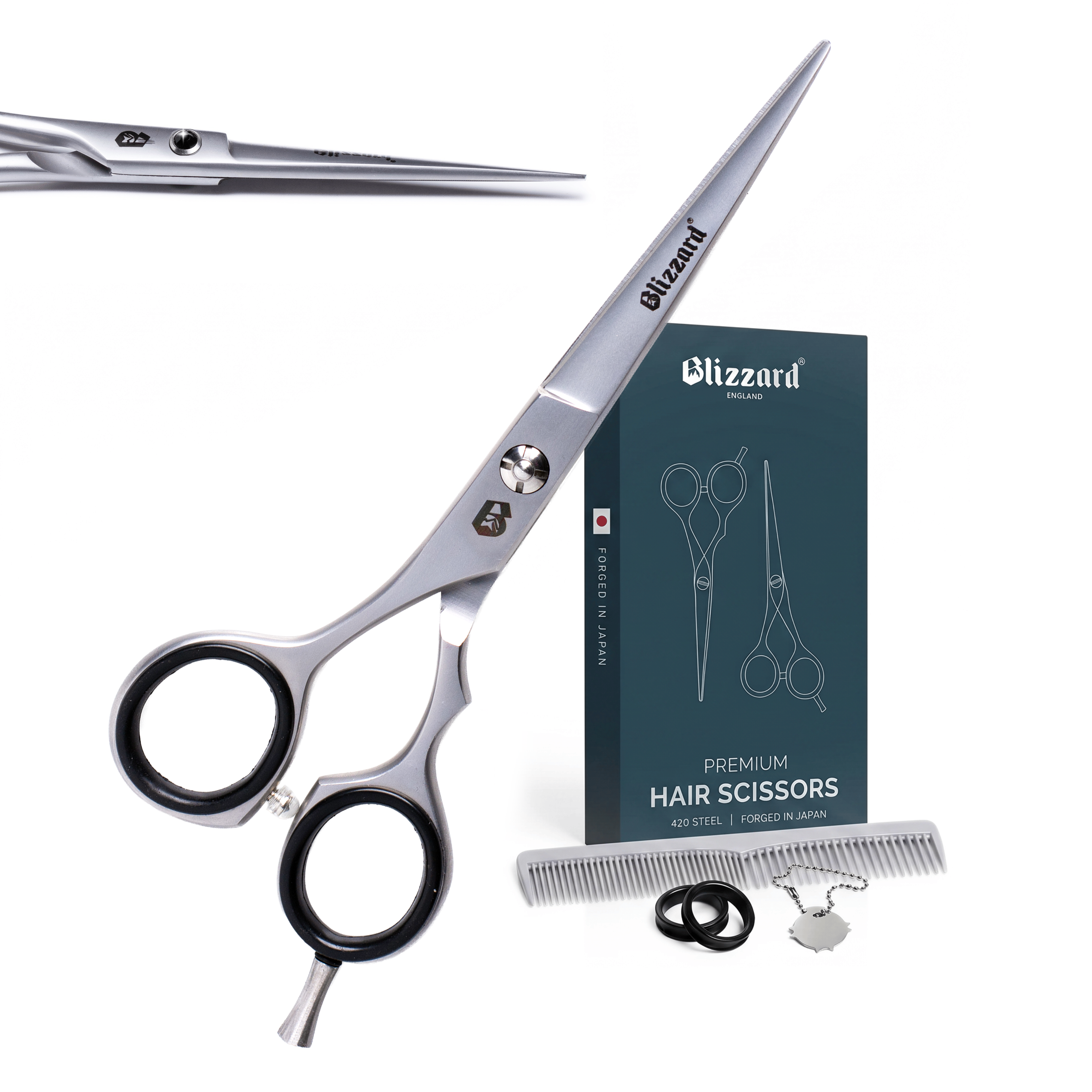 Blizzard Pro hair cutting scissors and grooming kit