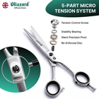 Blizzard Professional Hair Cutting Scissors & Beard Trimming Kit – 15cm