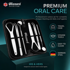 Blizzard 6-Pcs Dental Hygiene Kit | Stainless Steel Oral Care Set