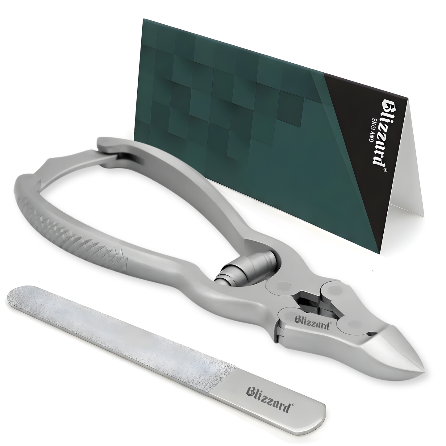 Blizzard® Professional Heavy Duty Toenail Clippers for Thick Nails - 12cm, Barrel Spring