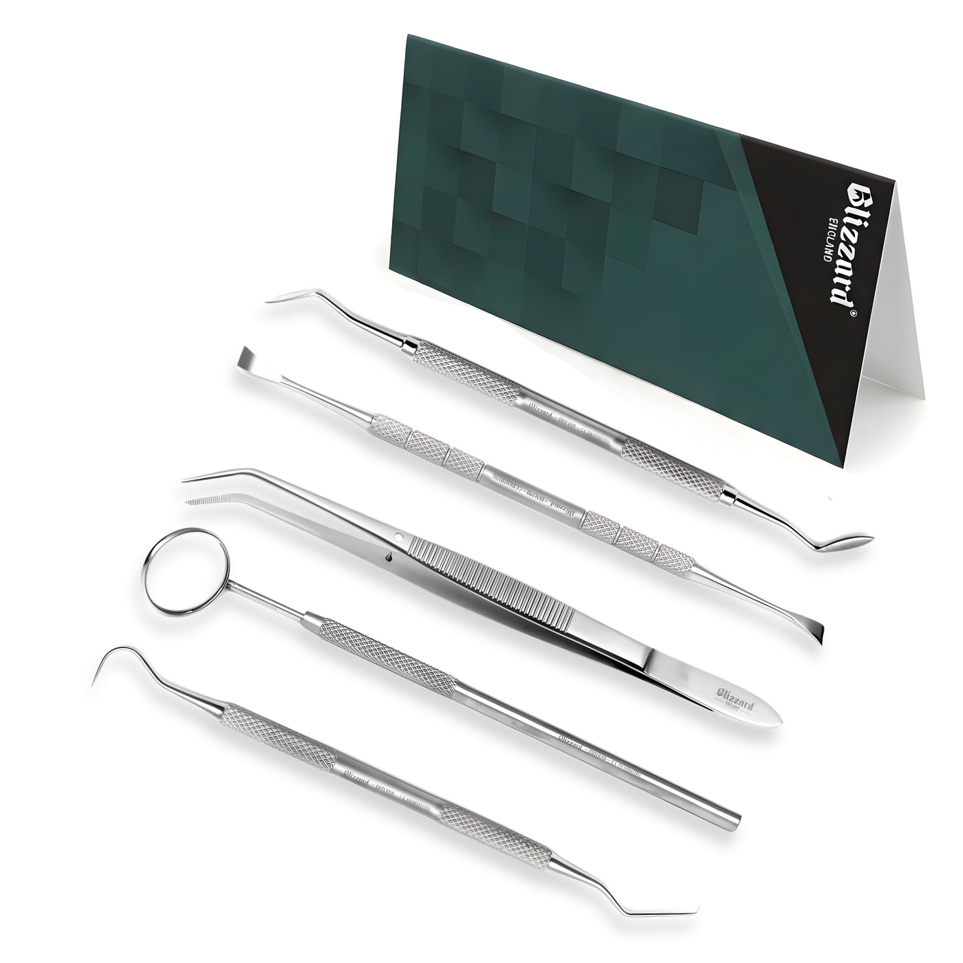 Blizzard® 5-Pcs Professional Dental Care Kit – Plaque & Tartar Remover for Teeth