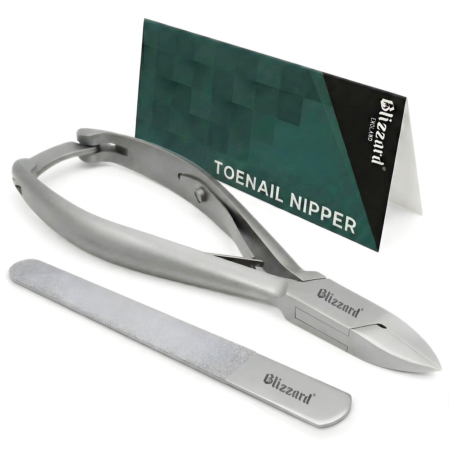 Blizzard® Professional Toenail Clippers for Thick Nails – 14.5cm, Straight Head, Smooth Handles