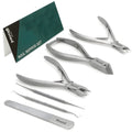 Set of Blizzard nail nipper tools on a white background
