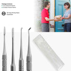 Blizzard® 3-piece ingrown toenail kit in premium packaging with safety sleeves and instructions card