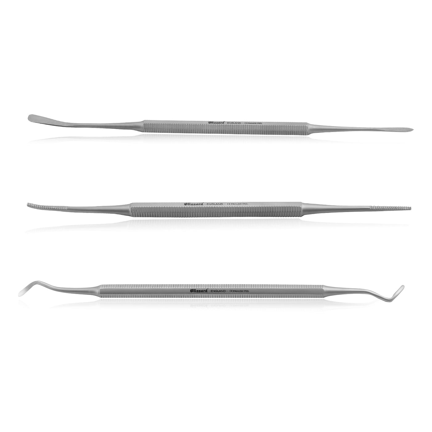 Blizzard® Professional Ingrown Toenail Kit – 3-Pcs double-ended files and probe podiatry set for ingrown nail treatment