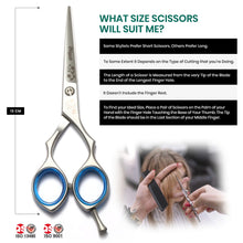 Load image into Gallery viewer, Blizzard® Hairdressing Scissors Vg-10 Cobalt 13Cm | Matt Finish Hair
