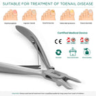 Load image into Gallery viewer, Blizzard® Ingrown Nail Clipper For Thick Nails 13Cm | Flame Head Toenail Nippers
