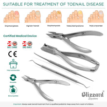Load image into Gallery viewer, Blizzard® 5-Pcs Basic Podiatry Instruments Tool Set Instrument Packs
